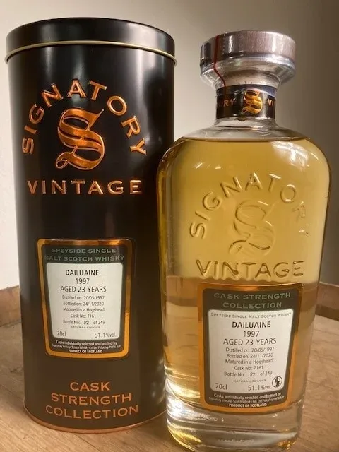 Dailuaine – 1997 23 Year Old Hogshead Signatory (51.1%)