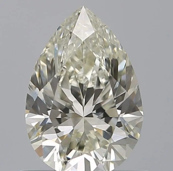 1 pcs Diamond (Natural) - 0.70 ct - Pear - J - VS1 - International Gemological Institute (IGI)