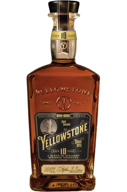 Yellowstone 2025 Limited Edition 10 Year Old Kentucky Straight Bourbon Whiskey