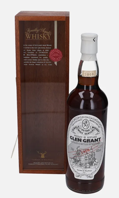 Glen Grant – 1959 Gordon & MacPhail Distillery Labels