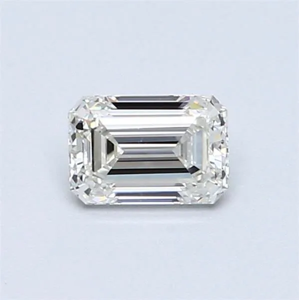 1 pcs Diamond (Natural) - 0.53 ct - Emerald - I - VVS1 - Gemological Institute of America (GIA)