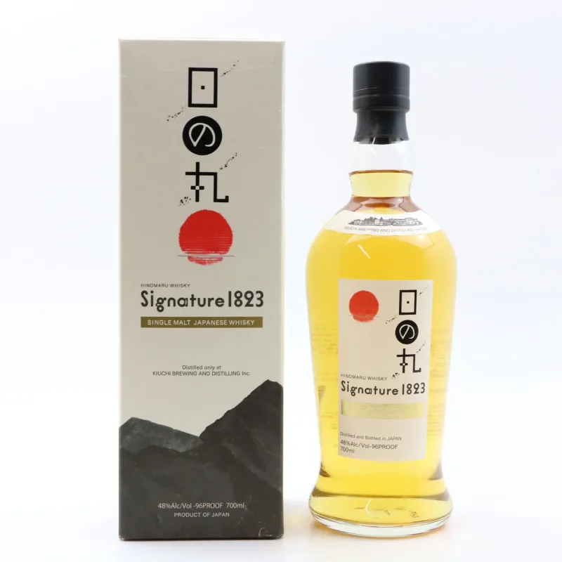 Hinomaru Signature 1823 Bourbon, Sherry and Rum Cask Matured Japanese Single Malt Whisky (2024) (70cl, 48%)