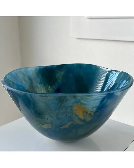 Emma Nightingale Glass - Emma Nightingale (Attributed) - Platter - Glass - Height 15.5 cm