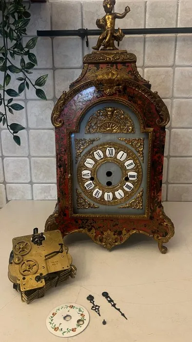 Mantel clock - kienzle - Wood, Bronze - 1960-1970 - A. Boulle style