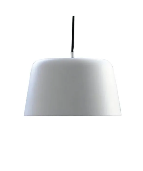 Loevschall - Hans Thyge & Co. - Hanging lamp - Noir Ø30 Pendant - White version - Metal