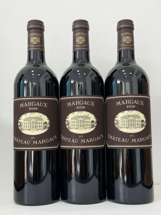 2019 Chateau Margaux, Margaux Du Chateau Margaux - Bordeaux - 3 Bottles (0.75L)