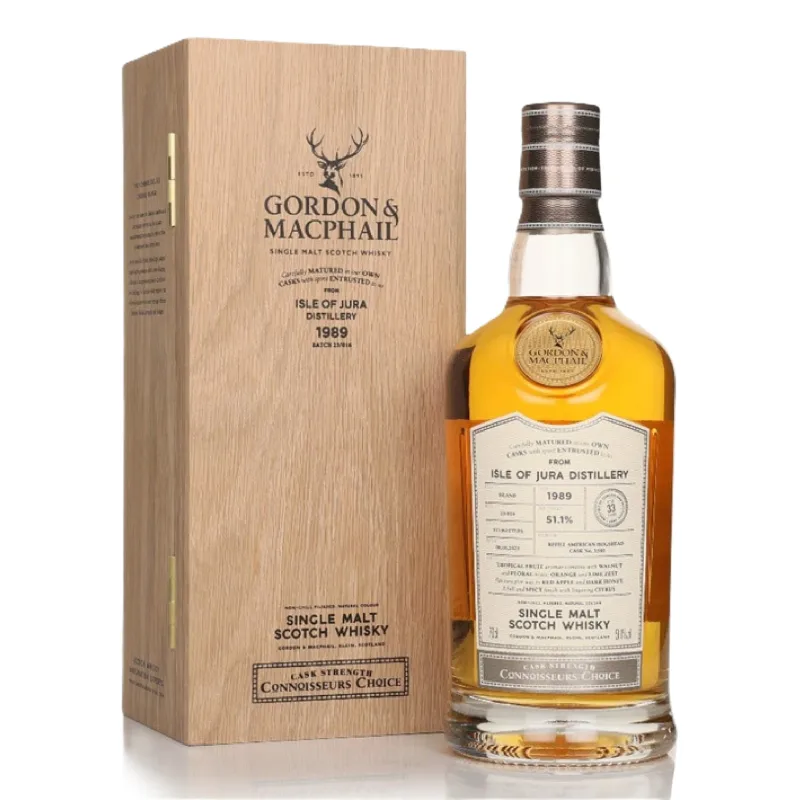 Jura – 33 Year Old 1989 Gordon & MacPhail Connoisseurs Choice Single Refill American Oak Hogshead (70cl)