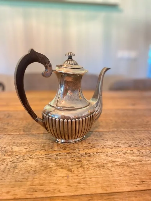 Coffee and tea service -.835 silver - With sugar and a milk jug