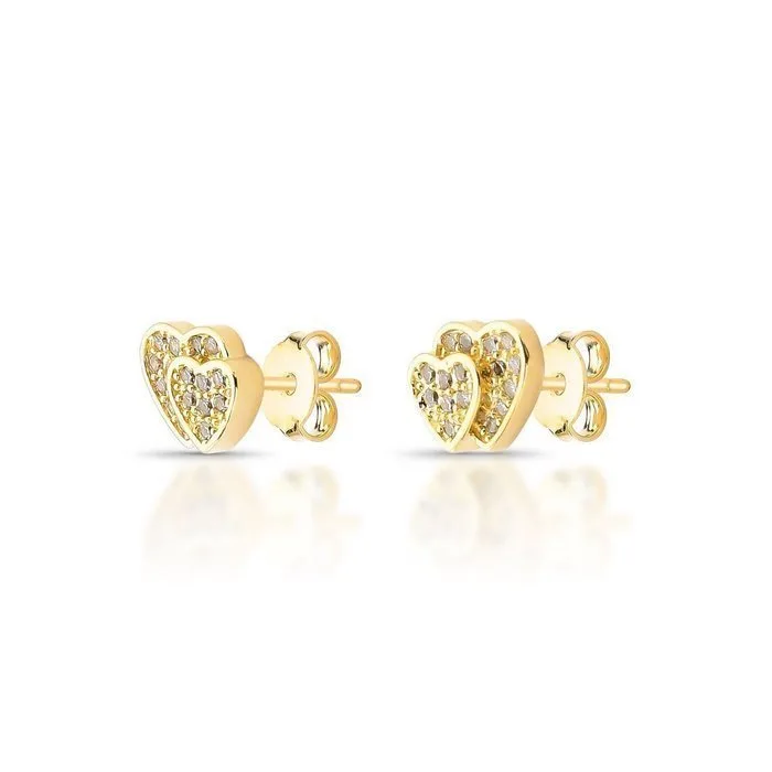 Earrings - 14 kt. White gold - 0.32ct. tw. Diamond (Natural) - 2.048
