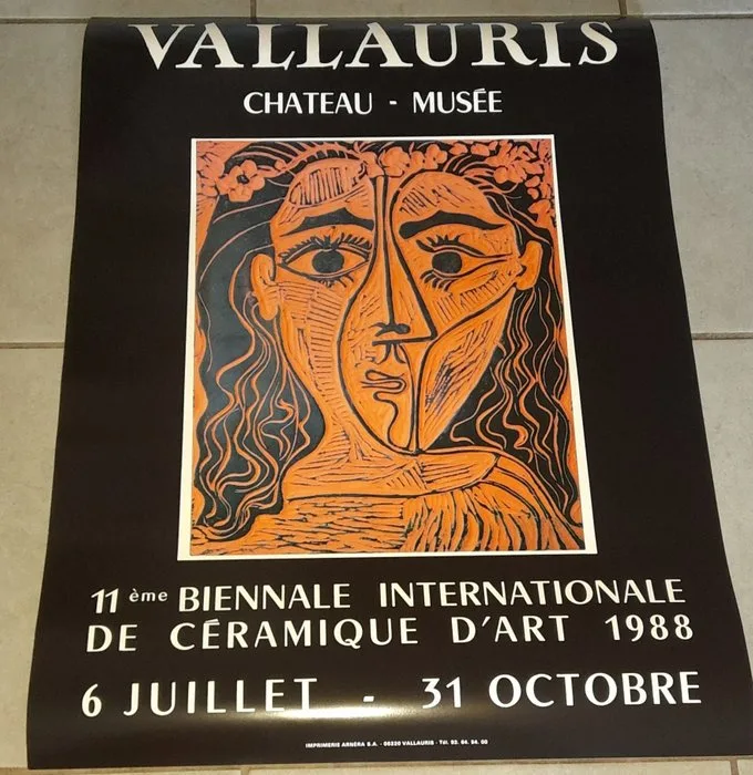 Arnera Vallauris - VALLAURIS CHATEAU - MUSEE 11ème BIENNALE INTERNATIONALE DE CÉRAMIQUE D'ART 1988 - 1980s