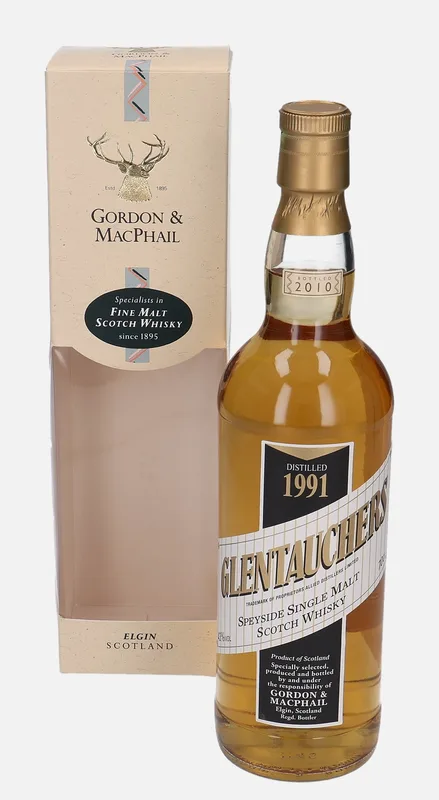 Glentauchers – 1991 Gordon & MacPhail Distillery Labels
