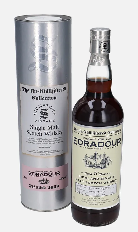 Edradour – 2009 10 Year Old Signatory Vintage Scotch Whisky Co. The Un-Chillfiltered Collection