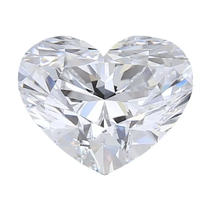 1 pcs Diamond (Natural) - 1.00 ct - Heart - D (colourless) - IF - Gemological Institute of America (GIA) - GIA Certified Diamond
