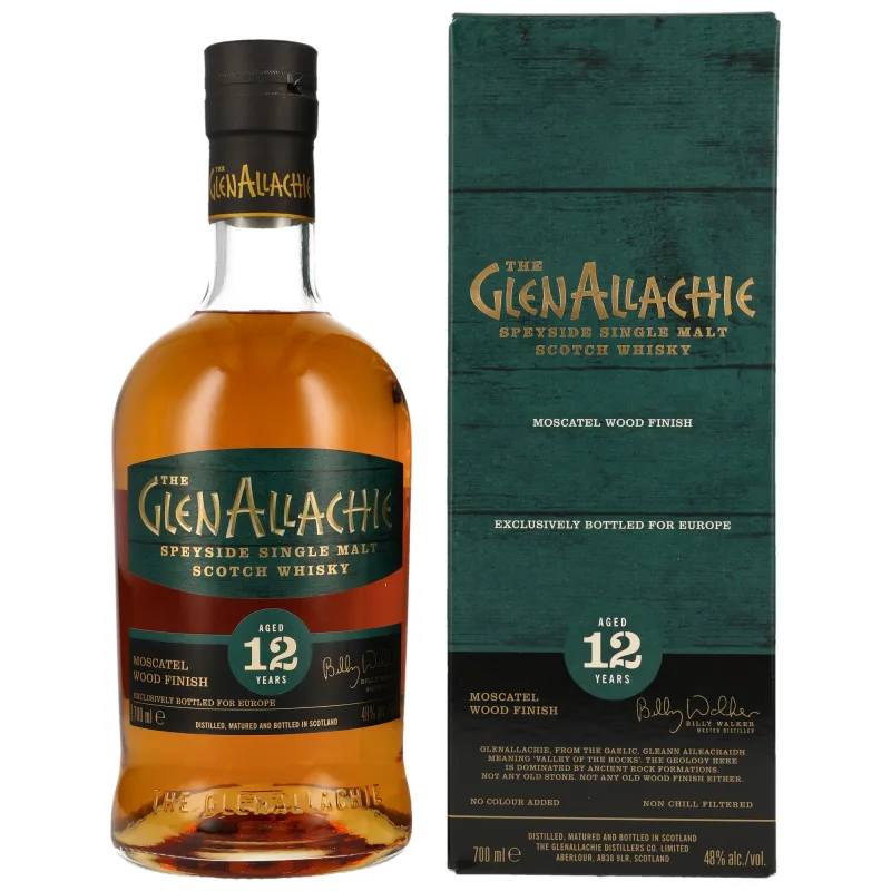GlenAllachie – 12 Year Old Moscatel Wood Finish