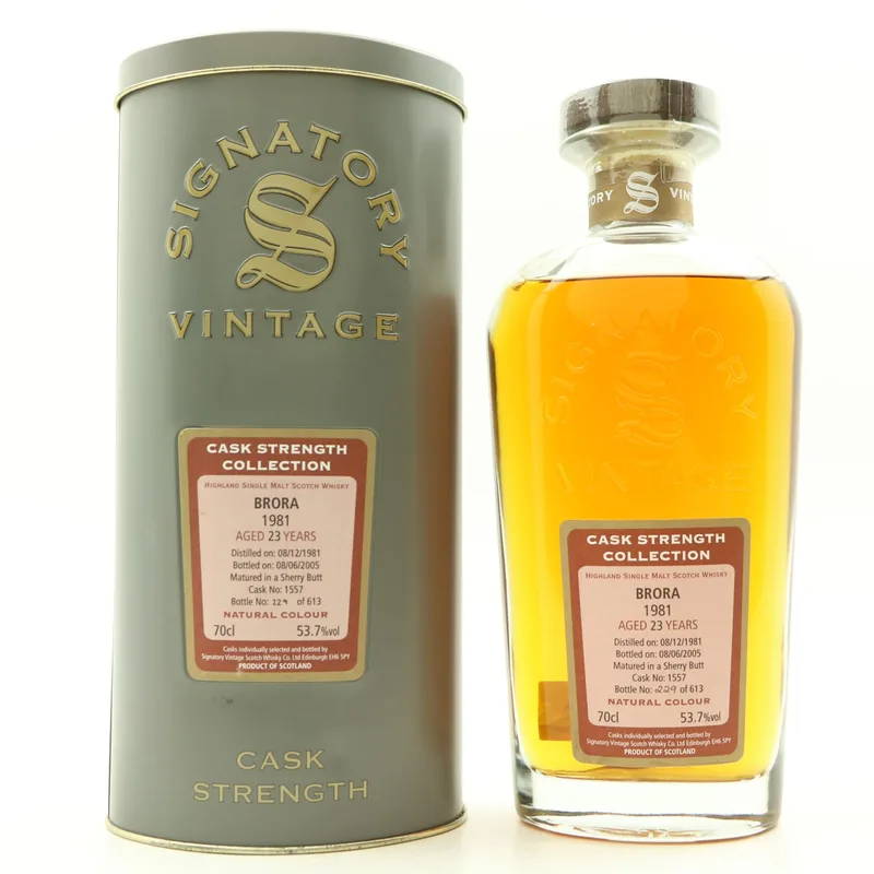 Brora – 1981 23 Year Old Signatory (70cl, 53.7%)
