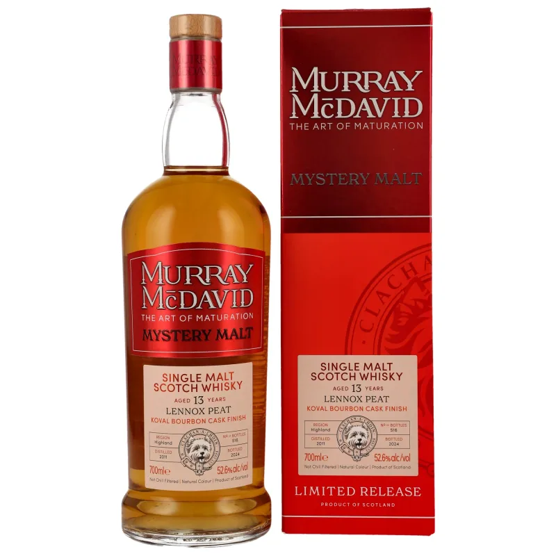 Lennox Peat 13 Year Old 2011/2024 Koval Bourbon Cask - Murray McDavid (70cl, 52.6%)