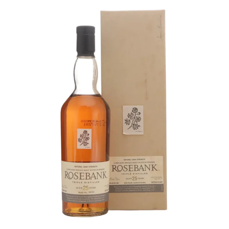 Rosebank – 1981 Natural Cask Strength 25 Year Old (70cl, 61.40%)