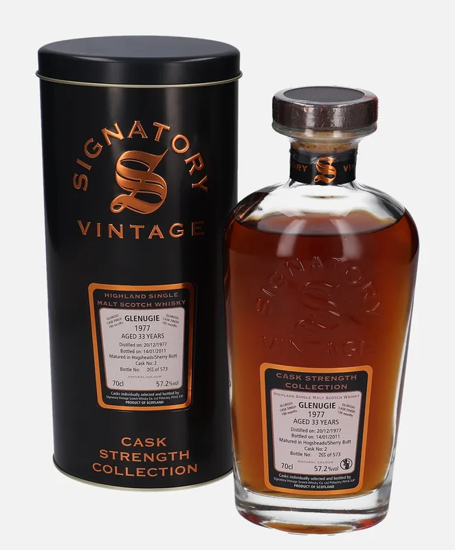 Glenugie – 1977 33 Year Old Signatory Vintage Scotch Whisky Co. Cask Strength Collection