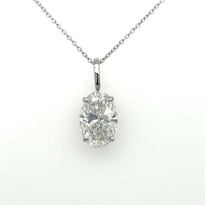 Necklace - 14 kt. White gold - 2.01ct. tw. Diamond (Lab-grown)
