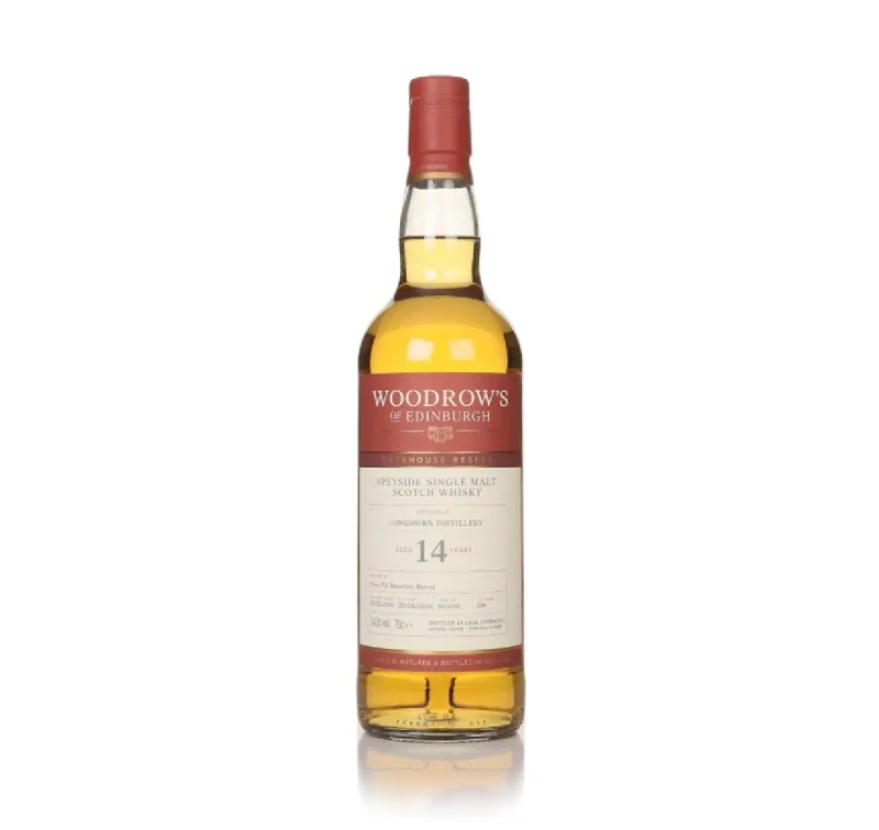 Longmorn – 14 Year Old 2010 Woodrow's of Edinburgh Warehouse Reserve Single 1st Fill Bourbon Cask #900015 (70cl, 54.5%)