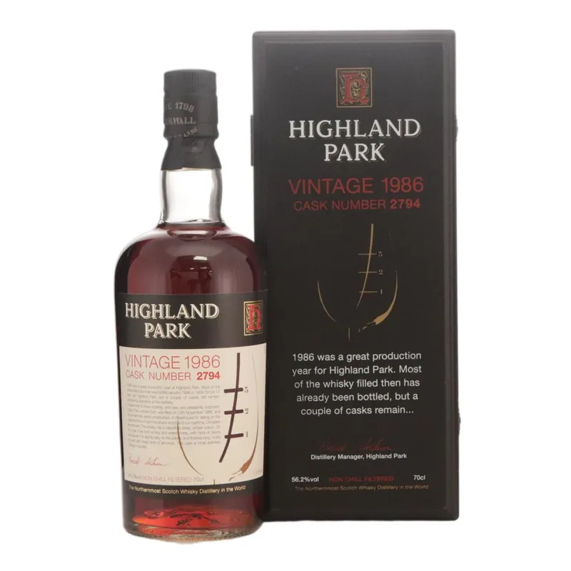 Highland Park – 1986 Vintage