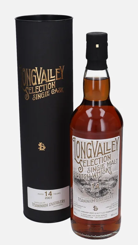 Teaninich – 2007 14 Year Old High Spirit’s Longvalley Selection (70cl, 50%)