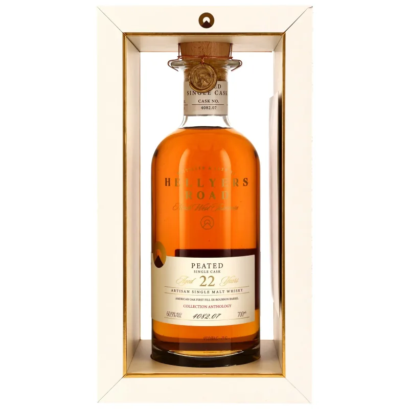 Hellyers Road – 2004/2026 22 Year Old Peated Bourbon Barrel #4082.07
