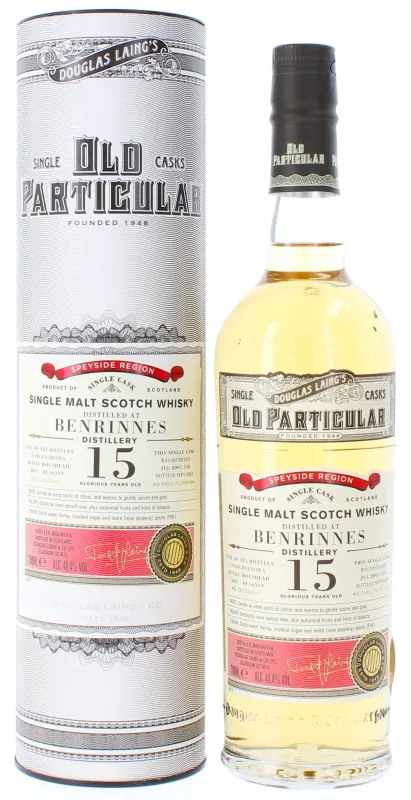 Old Particular Benrinnes 15 Years Old