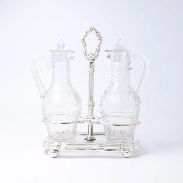 Cesa / Ricci Argentieri. Cruet set. - Cruet set -.800 silver