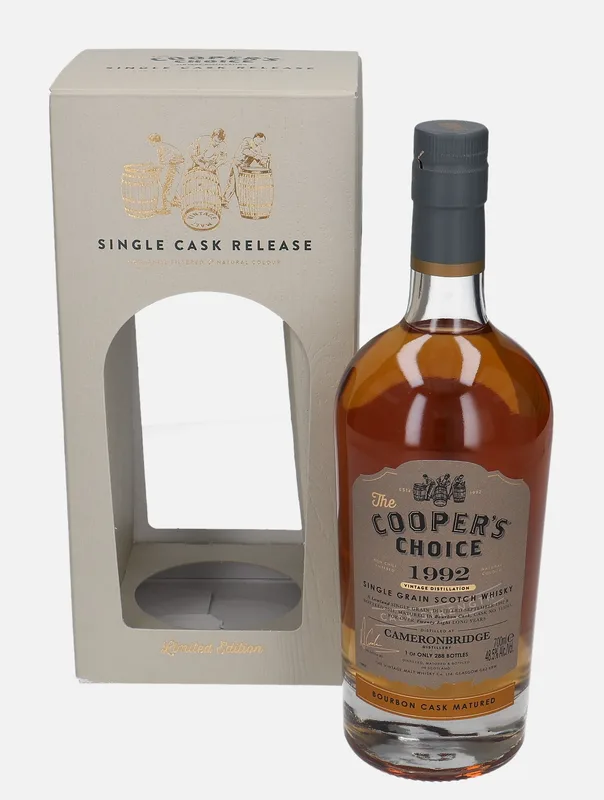 Cameronbridge – 1992 28 Year Old The Vintage Malt Whisky Co. The Cooper’s Choice