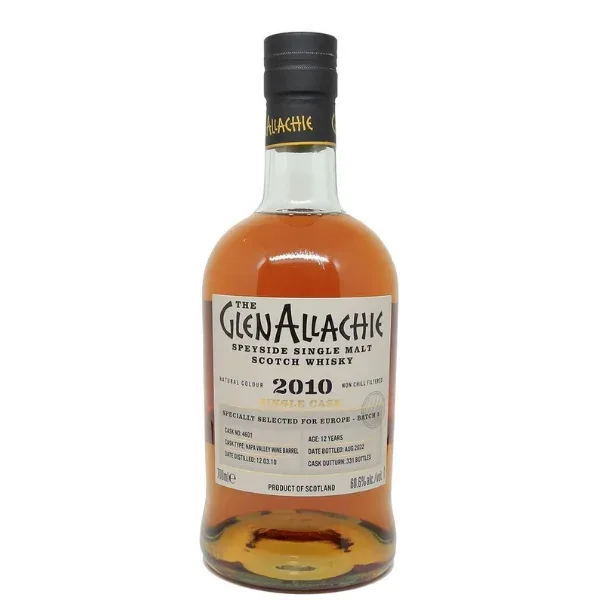 GlenAllachie – 12 Year Old 2010 Napa Valley Batch 5 (60.6%)