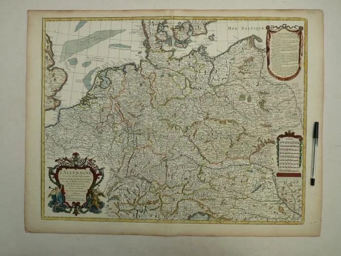 Germany - Poland; Guillaume Delisle - L'Allemagne dresseé sur les observations de Tycho Brahe (...) - 1701-1720