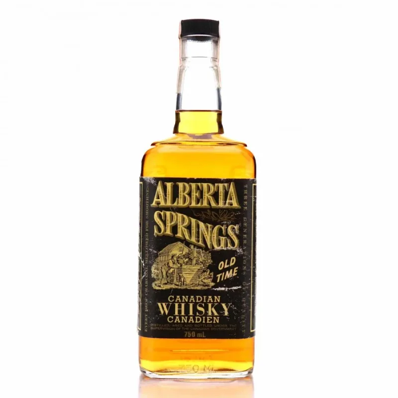 Alberta Springs Old Time Blended Canadian Whisky Distilled 1983
