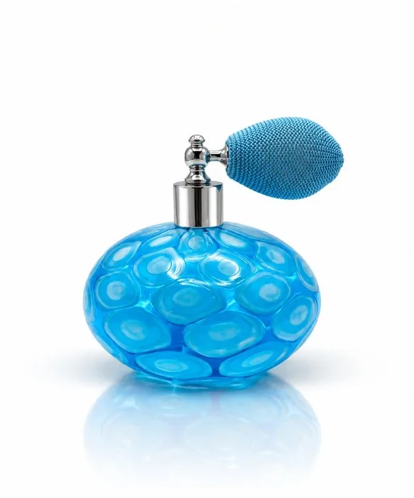 Perfume flask - Murano glass - Blown glass with a murrina effect
