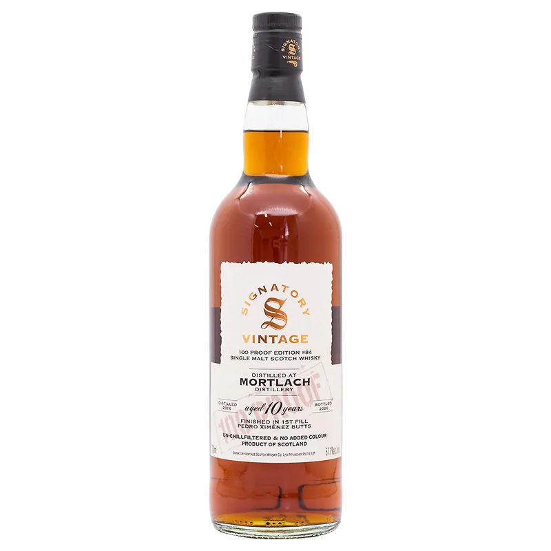 Signatory Vintage Mortlach 10 Year Old 2016/2026 100 Proof Edition #84 (70cl, 57.1%)