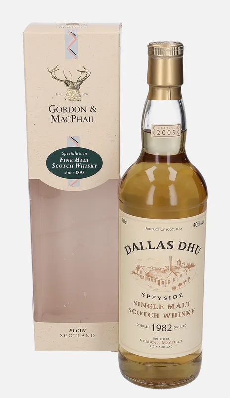 Dallas Dhu – 1982 Gordon & MacPhail Distillery Labels