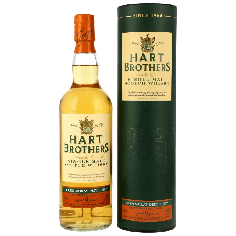 Glen Moray – 2013/2023 9 Year Old 1st Fill Sherry Butt (Hart Brothers)