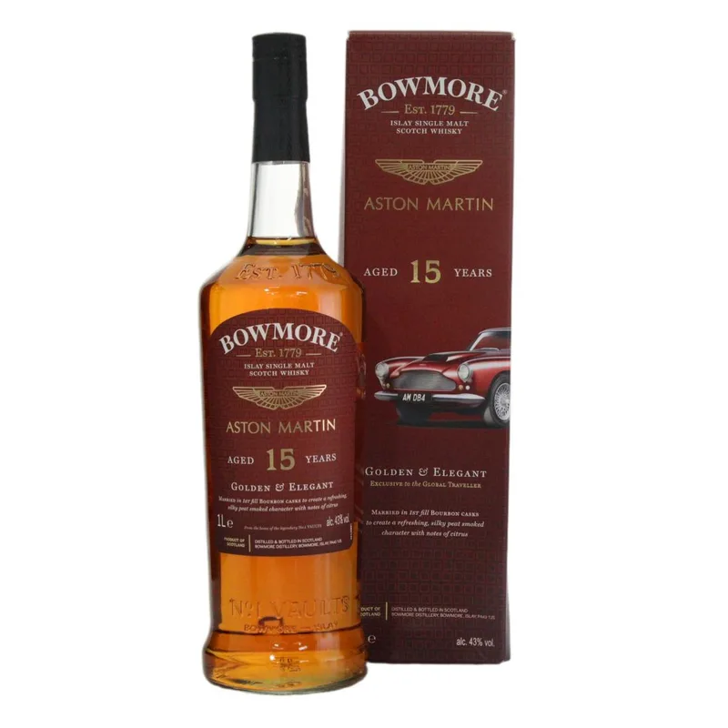 Bowmore – 15 Year Old Golden & Elegant - Aston Martin Edition 8 Litre