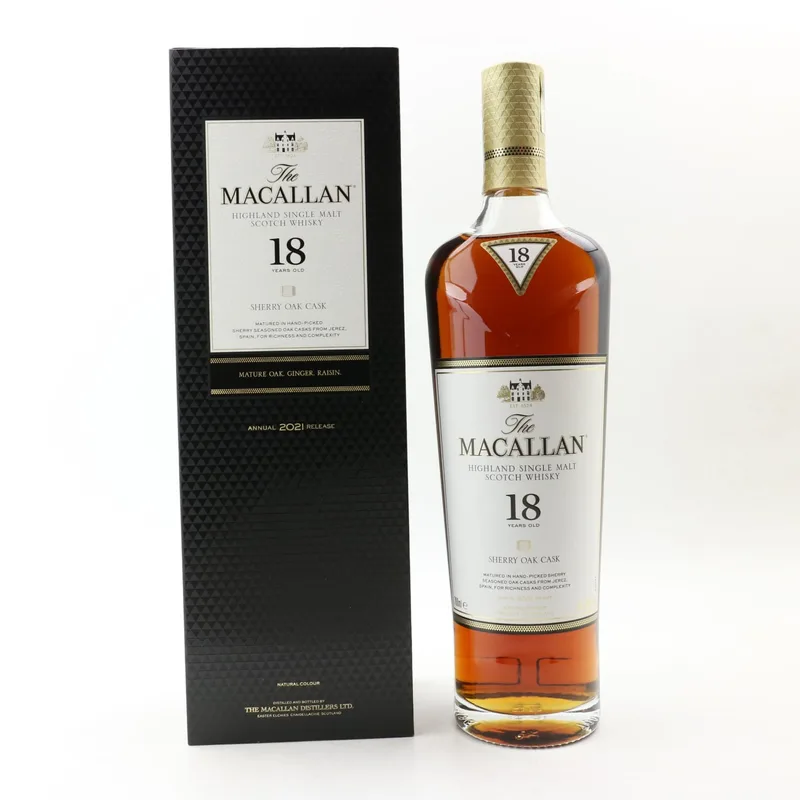 Macallan – 18 Year Old Sherry Oak 2021 Release (70cl, 43%)