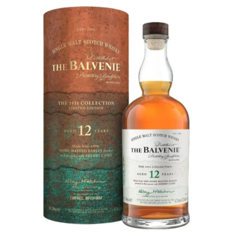 Balvenie 12 Year Old Home Malted - The 1931 Collection (70cl, 47.5%)