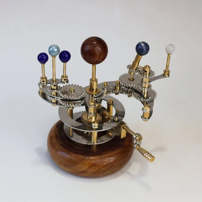 Luxury Orrery Solar system model with Sun, Earth, Mars, moons - Orrery Solar syatem model - 2025