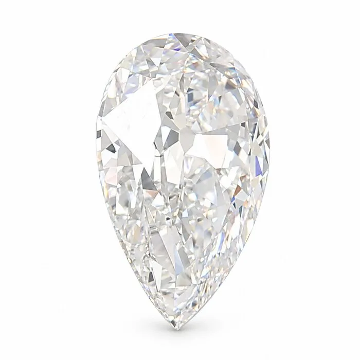 1 pcs Diamond (Lab-grown) - 4.03 ct - Pear - E - VS1 - International Gemological Institute (IGI)