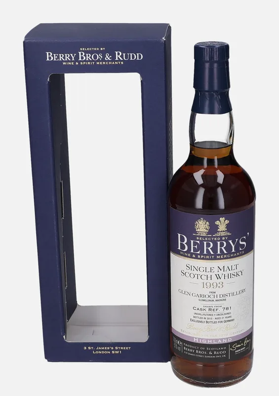 Glen Garioch – 1993 21 Year Old Berry Bros & Rudd