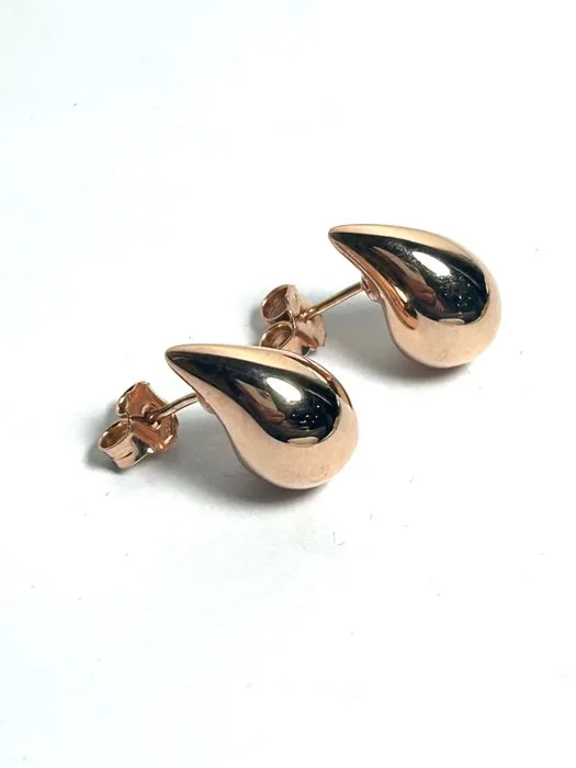 Stud earrings - 18 kt. Rose gold