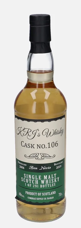 Ben Nevis – KRJ´s Whisky 2004 Cumbrae Supply