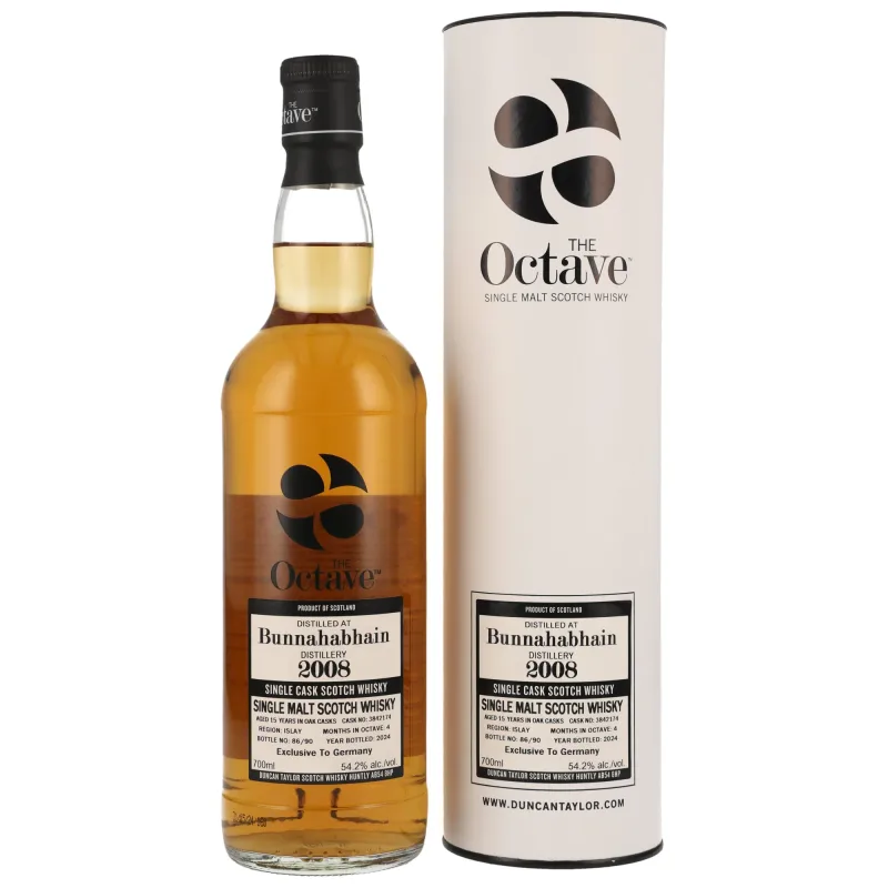 Bunnahabhain – 2008/2024 15 Year Old The Octave Duncan Taylor