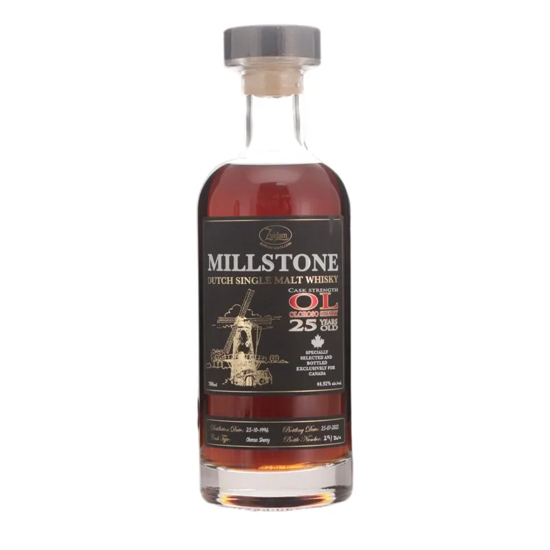 Millstone 1996 Single Cask 25 Year Old - Canada (70cl, 44.92%)