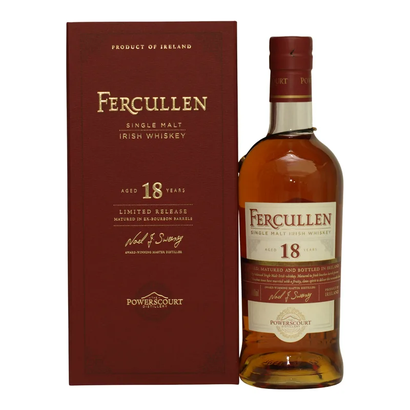 Fercullen 18 Year Old Single Malt Irish Whiskey (70cl, 43%)