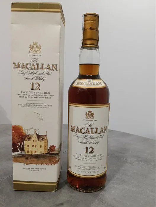 Macallan 12 years old Sherry Oak Casks - b. late 1990s early 2000s - 700ml