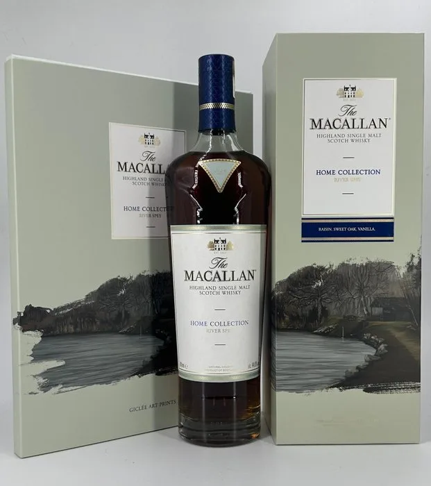 Macallan Home Collection River Spey with Art Prints - 700ml